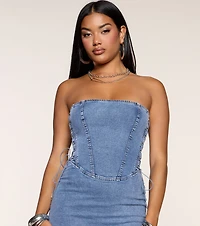 Bad Decisions Denim Mini Dress