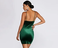 Wrapped Luxury Mini Dress