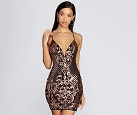 All That Shine Mini Dress