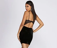 Taste Of Lace Mini Dress