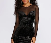 Glitter & Glam Mini Dress