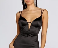 Sleekly Structured Underwire Mini Dress