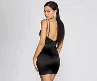 Sleekly Structured Underwire Mini Dress