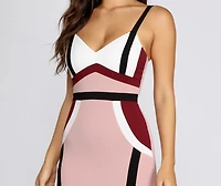 Modernist Mini Crepe Tank Dress