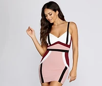 Modernist Mini Crepe Tank Dress