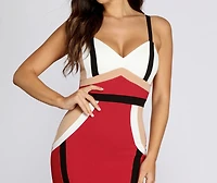 Modernist Mini Crepe Tank Dress