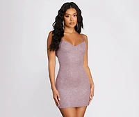 Glitter Goals Mini Dress