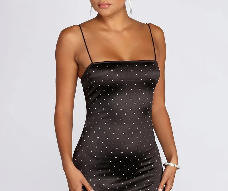 Treat Me Heat Stone Mini Dress