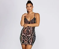 You Amaze Me Sequin Mini Dress