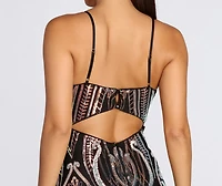 You Amaze Me Sequin Mini Dress
