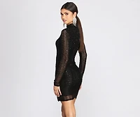 Capture The Spotlight Heat Stone Mini Dress