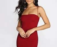 Double Take Glitter Mini Dress