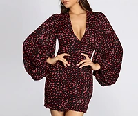 A Casual Slay Long Sleeve Mini Dress