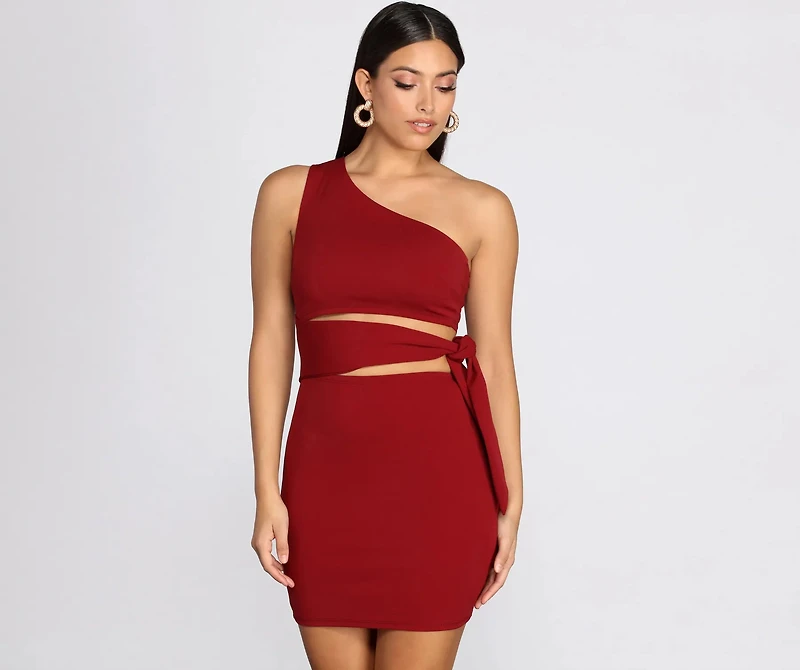 A Cut Above Mini Dress