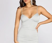 Here's The Glow Down Mini Dress