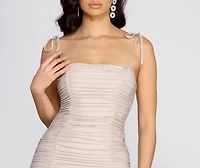 Sweet Sugar Ruche Mini Dress