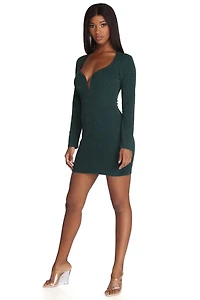 Starry Skies Knit Mini Dress