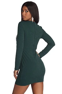 Starry Skies Knit Mini Dress