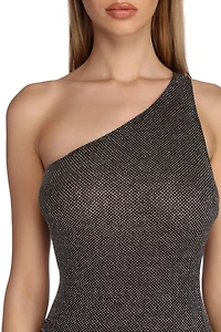 Star Burst Glitter Mini Dress