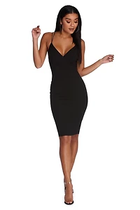 Leave That X Back Dress