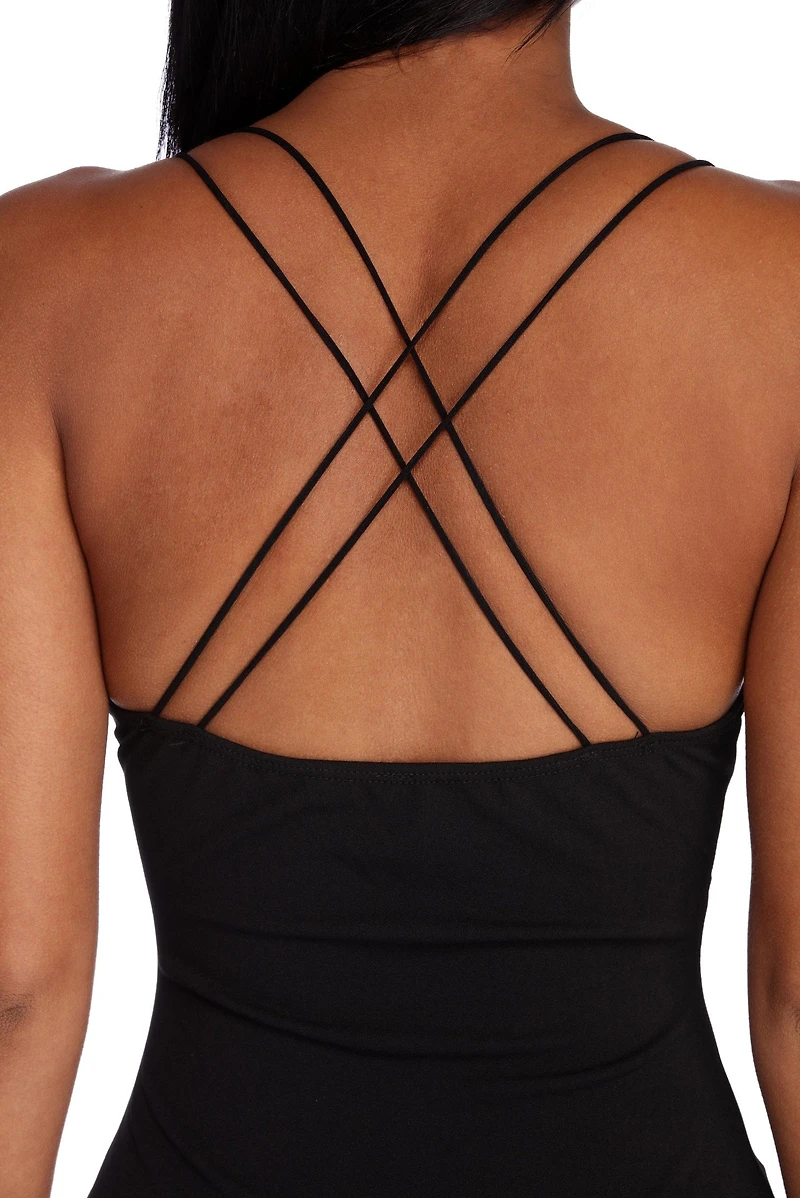 Leave That X Back Dress