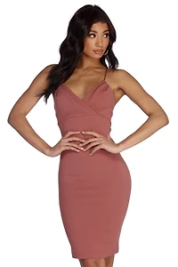 Leave That X Back Dress