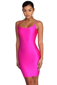 Let It Glow Mini Dress - 051033621600