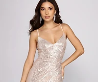 Glam Queen Sequin Mini Dress