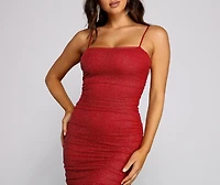 Gorgeous Glitter Mini Dress