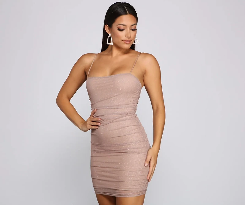 Gorgeous Glitter Mini Dress