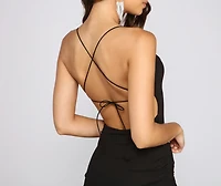 Simply Sultry Sleeveless Mini Dress