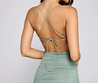 Simply Sultry Sleeveless Mini Dress