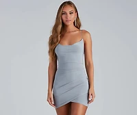Stunningly Chic Sleeveless Mini Dress