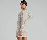 Sparkle Up The Night Mini Dress