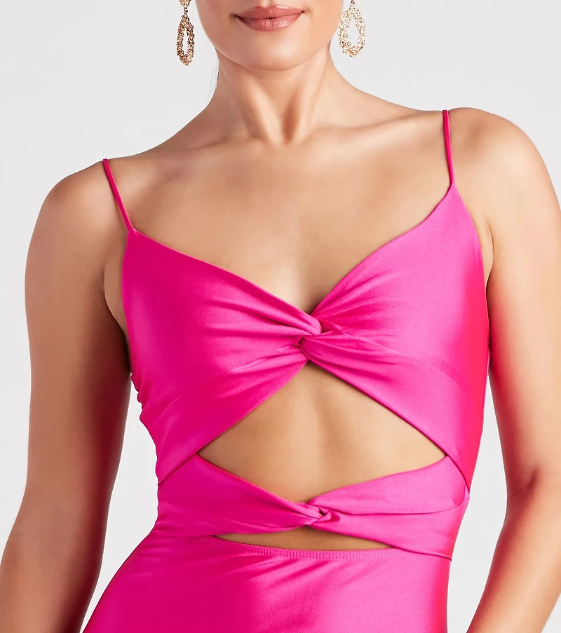 Dance All Night V-Neck Mini Dress