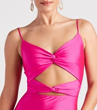 Dance All Night V-Neck Mini Dress