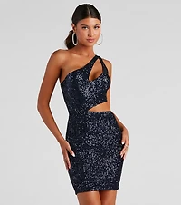 Mirror Ball Sequin Mini Dress