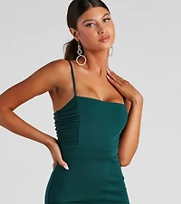 Short And Sweet Mini Ponte Dress