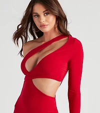 Sweet Stunner One-Shoulder Dress