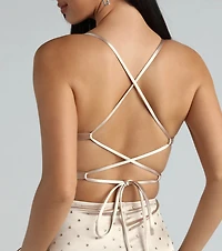 Bring The Glitz And Glamour Rhinestone Mini Dress