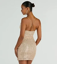 Glitzy Babe Sequin Mini Dress