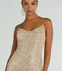 Glitzy Babe Sequin Mini Dress