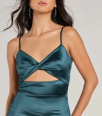 Strut To The Club Cutout Mini Dress