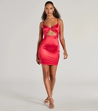 Strut To The Club Cutout Mini Dress