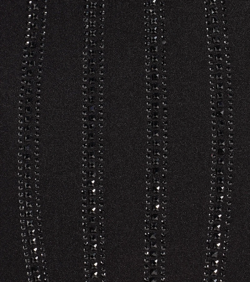 Luxe Sparkle Rhinestone Mesh Mini Dress