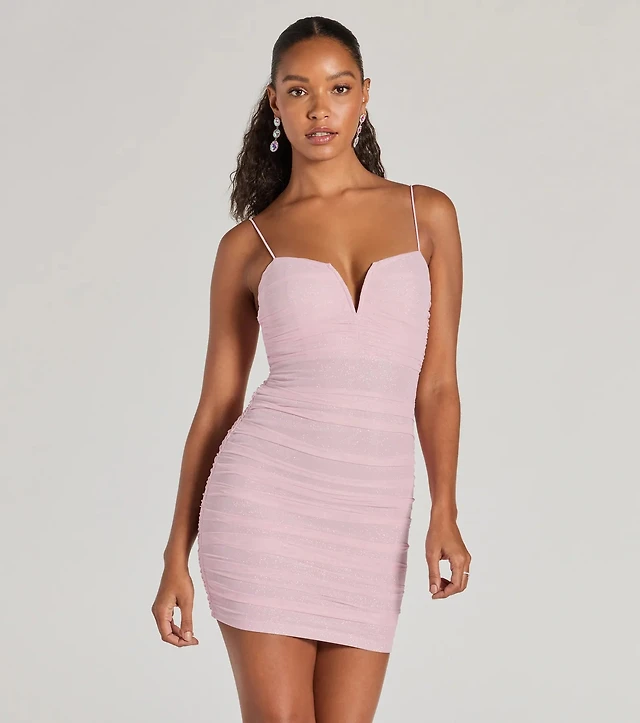 major glow glitter bodycon mini dress Major Glow Glitter Bodycon Mini Dress