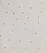 Upscale Company Cowl Halter Faux Pearl Mini Dress