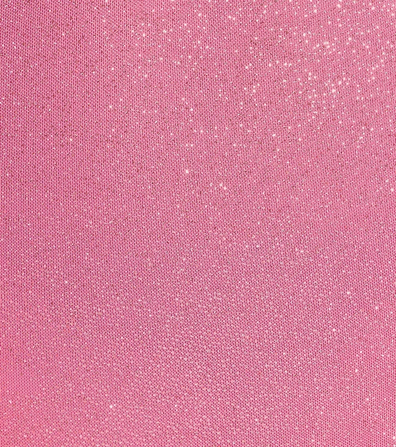 See Me Shining Glitter Off-The-Shoulder Mini Dress