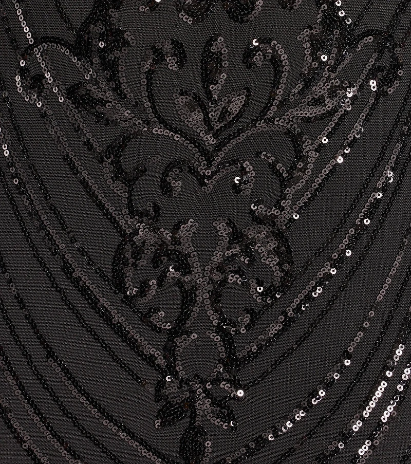 Glam Mood Sequin Backless Bodycon Mini Dress