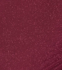 Sultry Glitz Glitter Cold-Shoulder Mini Dress
